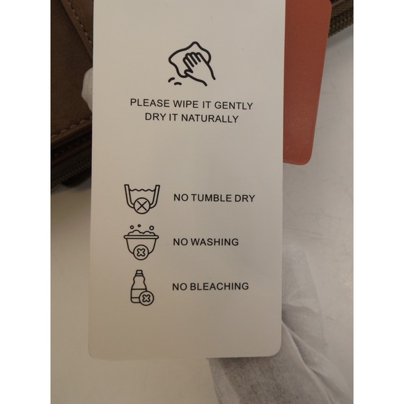 NEW Neutral Laptop Briefcase bag 11" x 16" Leather Teacher Bag - Picture 15 of 15